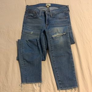 jcrew toothpick jean